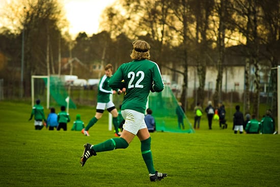 men playing soccer