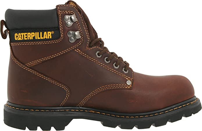 Caterpillar steel-toe work boots