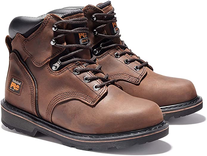 Timberland Pitboss boots for work with soft-toe